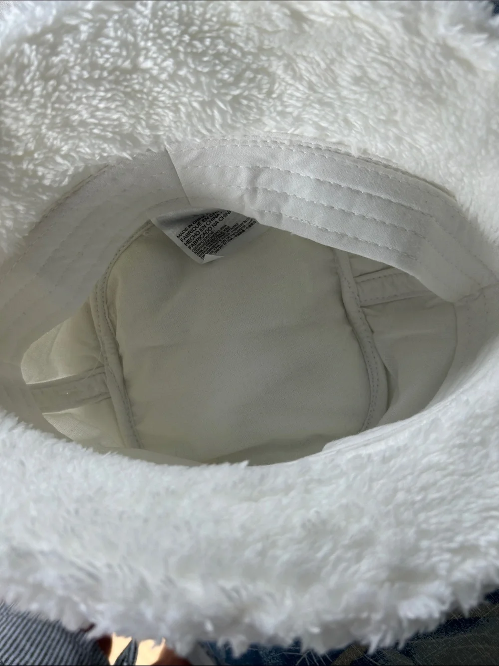 Child’s Faux Fur Nike bucket hat
